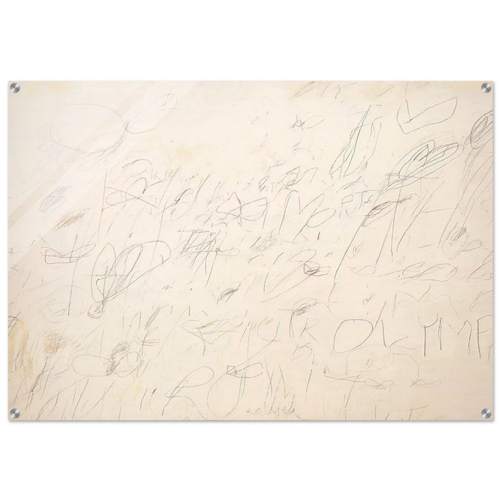 Olympia - Cy Twombly Acrylic Print - 70x100 cm / 28x40″ inches