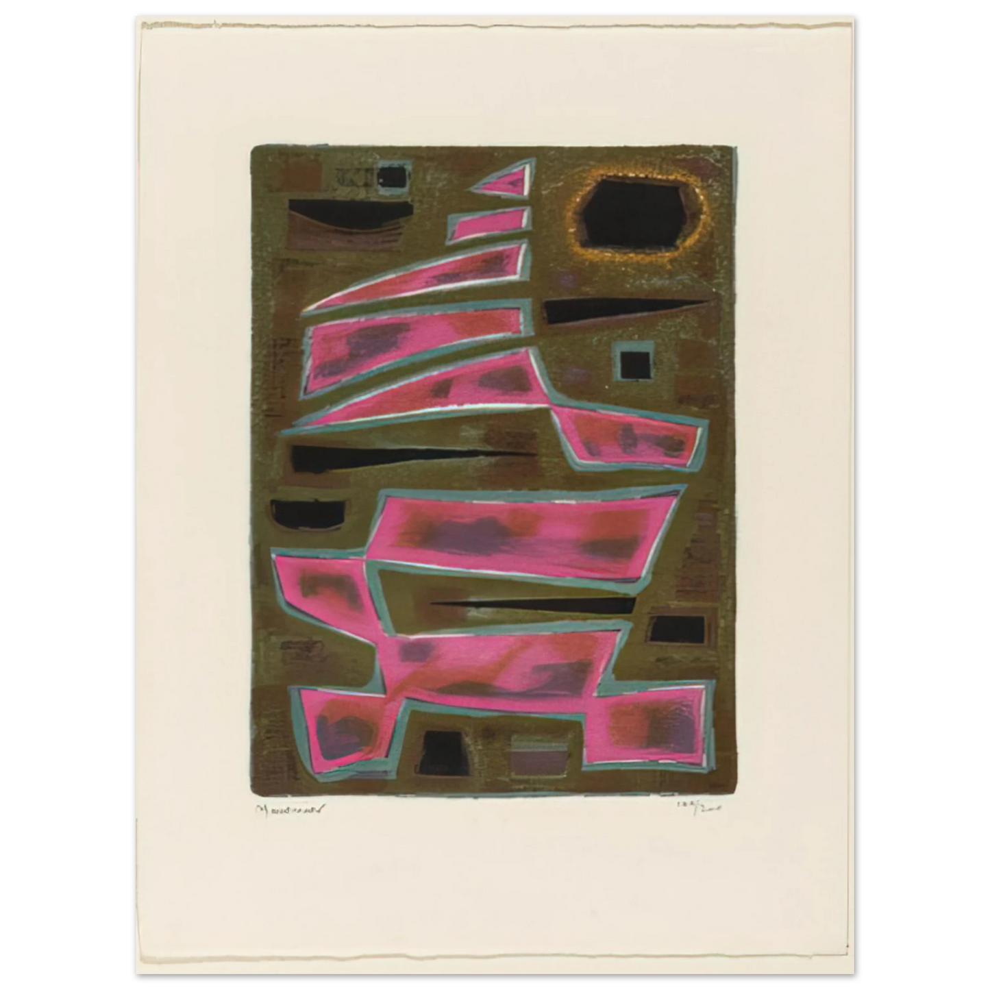 Alfred Manessier - Twilight - 1950 Fine Art Poster - Default Title