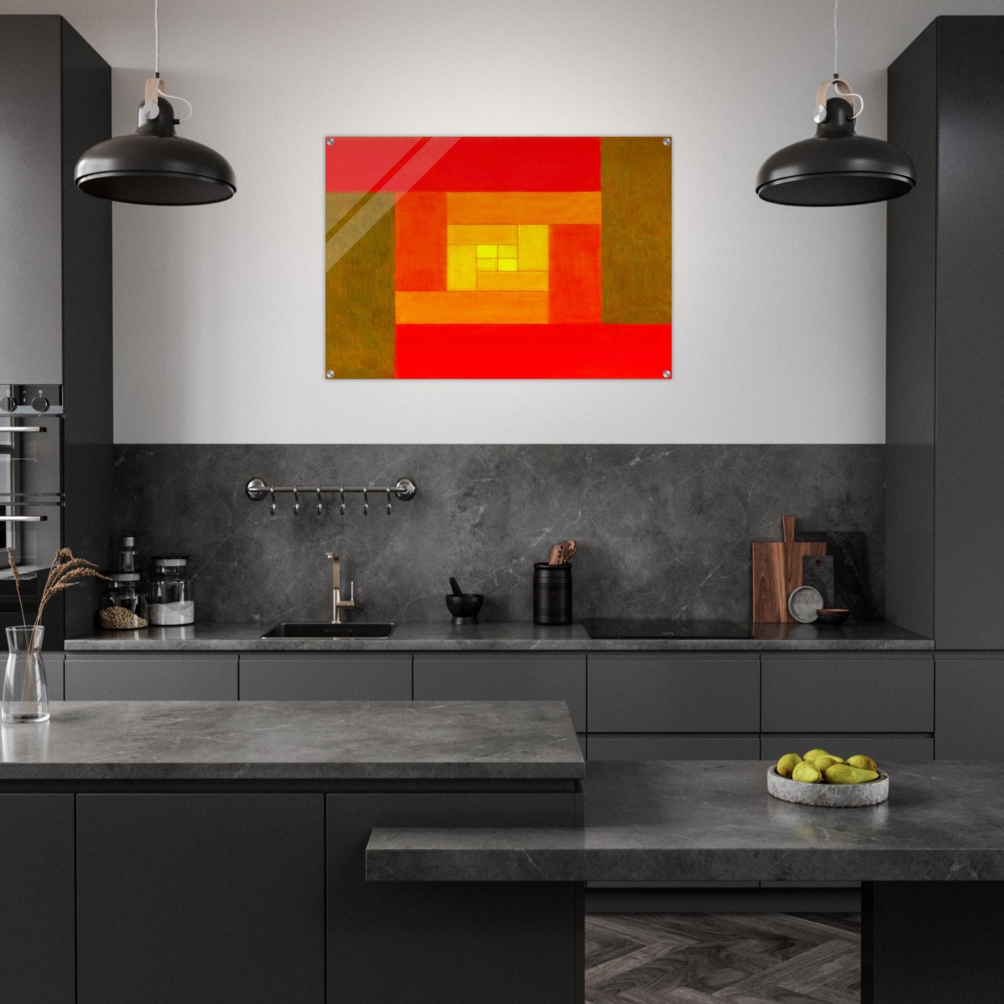 Etudes Bauhaus D - 1929 - Victor Vasarely Acrylic Print - 70x100 cm / 28x40″ inches | Victor Vasarely Wall Art | Victor Vasarely Prints