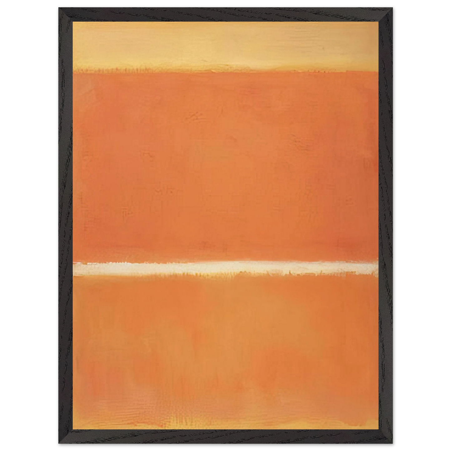 Mark Rothko - No.11 - 1963 Wall Art - 21x29.7 cm / 8x12" - Premium Wooden Framed Poster With Fine Art Paper - White frame
