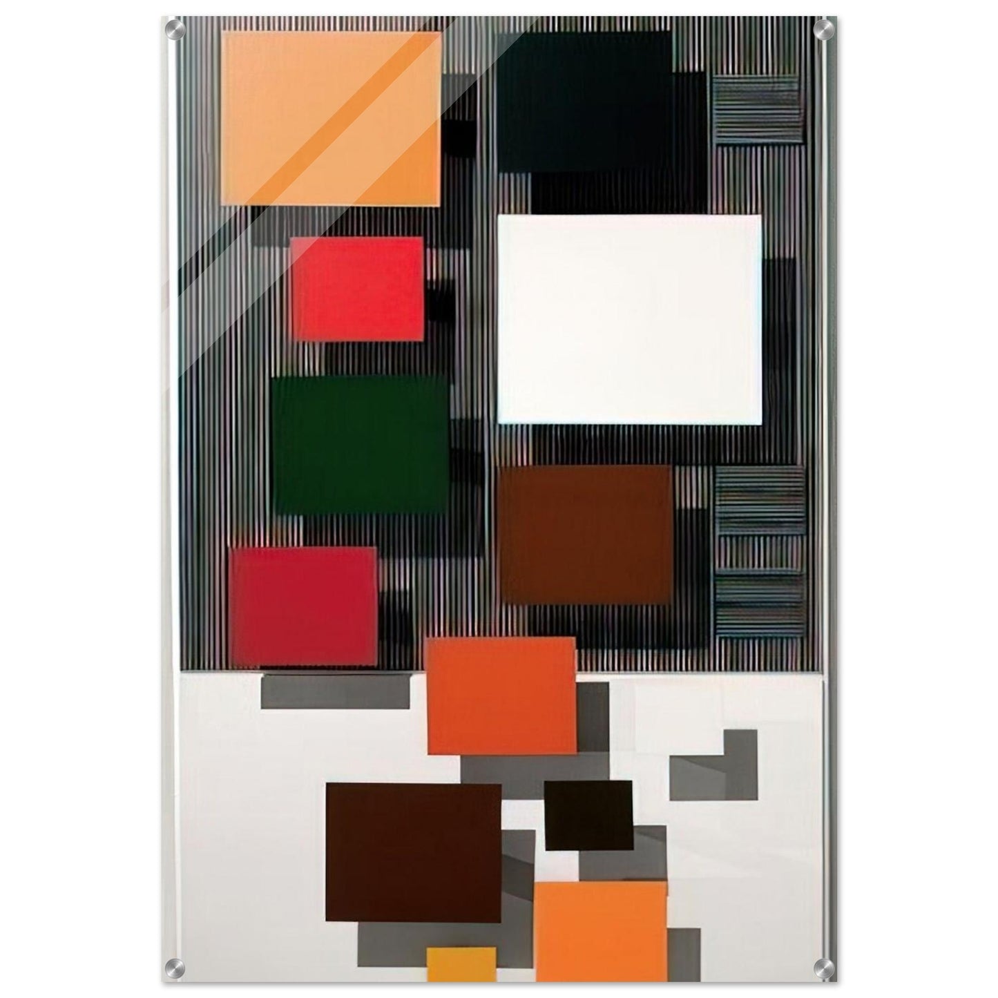 VIBRATION SUPERIEURE 1998 - Jesus Rafael Soto Acrylic Print - 70x100 cm / 28x40″ inches