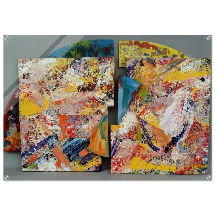 Pearlie - Sam Gilliam Acrylic Print - 70x100 cm / 28x40″ inches | Sam Gilliam Wall Art | Sam Gilliam Prints