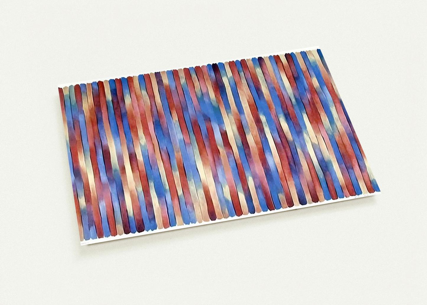 Banjo - 1981 By Gene Davis Pack of 10 Post Cards | Gene Davis Post Cards | A6 (10.5 x 14.8 cm) - 4.1 x 5.8 inches