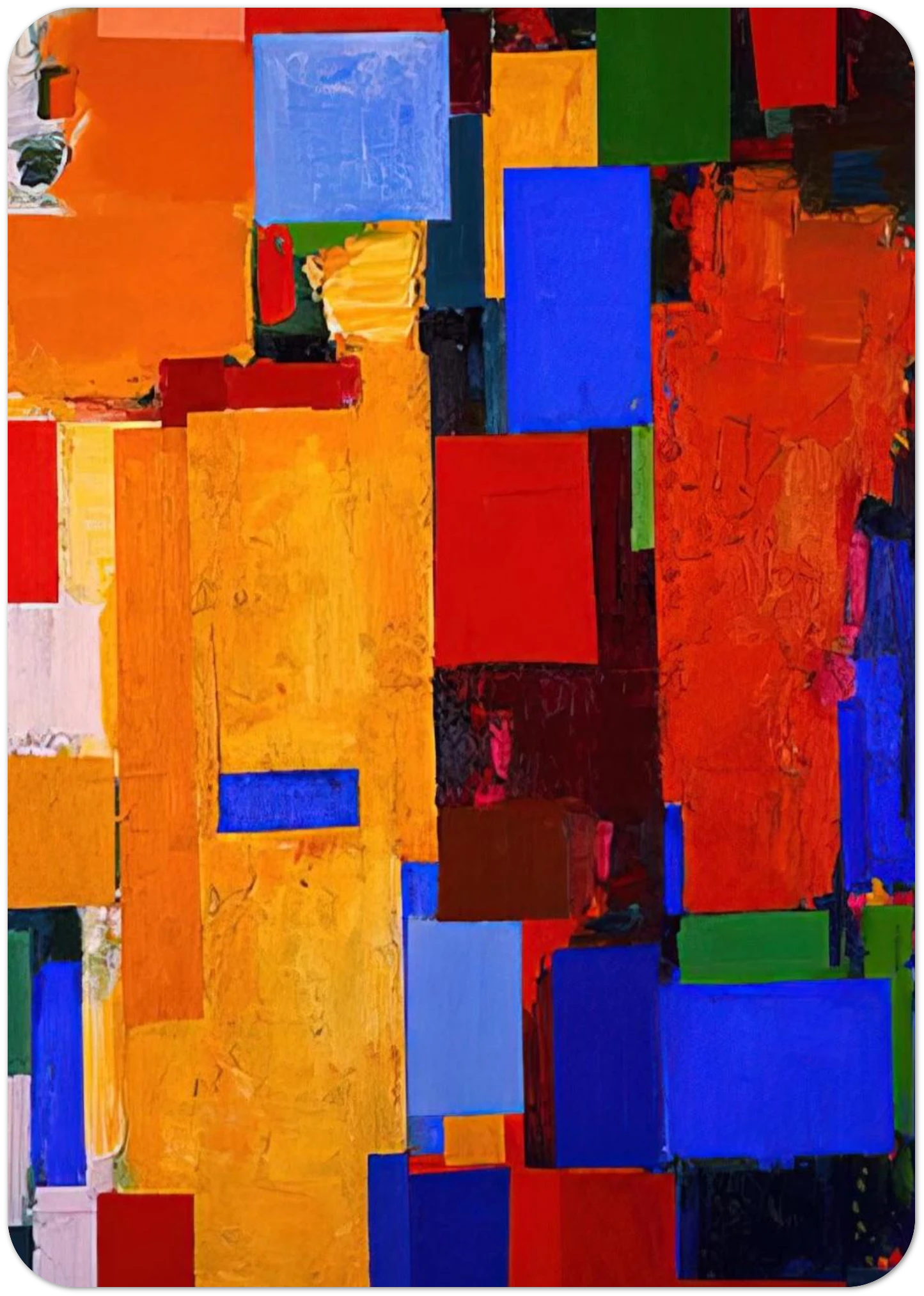 Equinox By Hans Hofmann Pack of 10 Post Cards | Hans Hofmann Post Cards | A6 (10.5 x 14.8 cm) - 4.1 x 5.8 inches