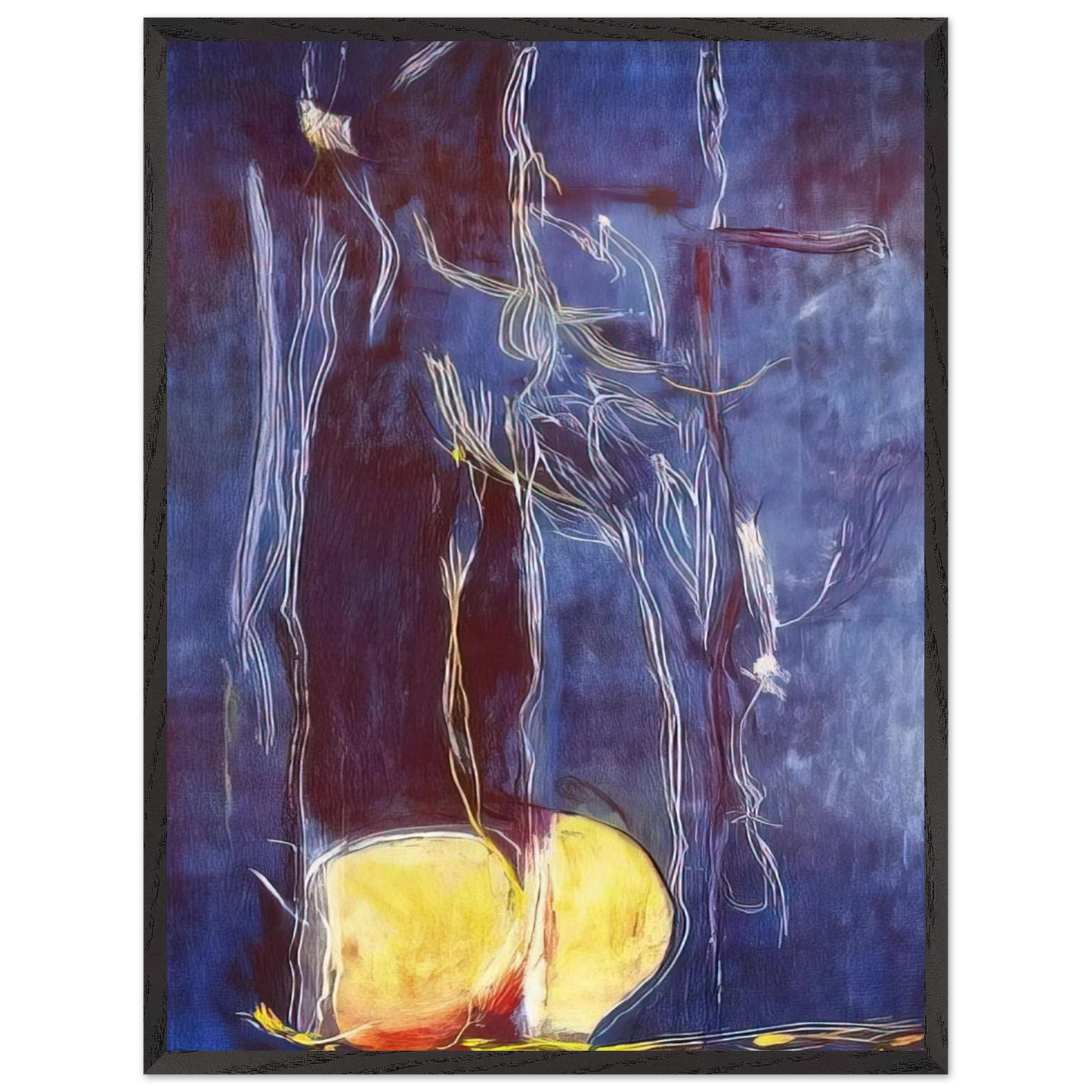 Helen Frankenthaler - All About Blue - 1994 Wall art - 60x80 cm / 24x32 inches - Fine Art Poster - -
