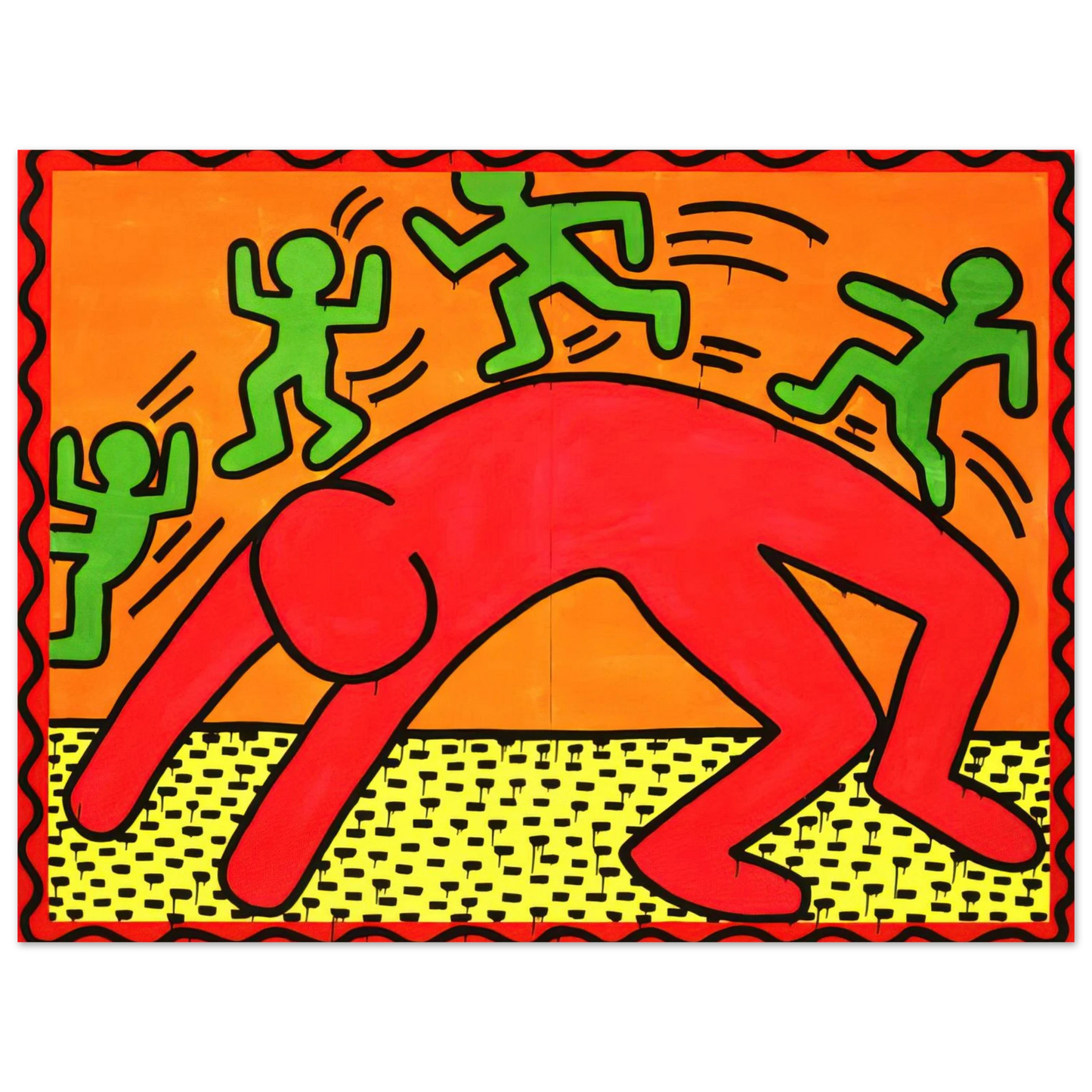 Keith Haring - UNTITLED 1982 2 Fine Art Poster - Default Title