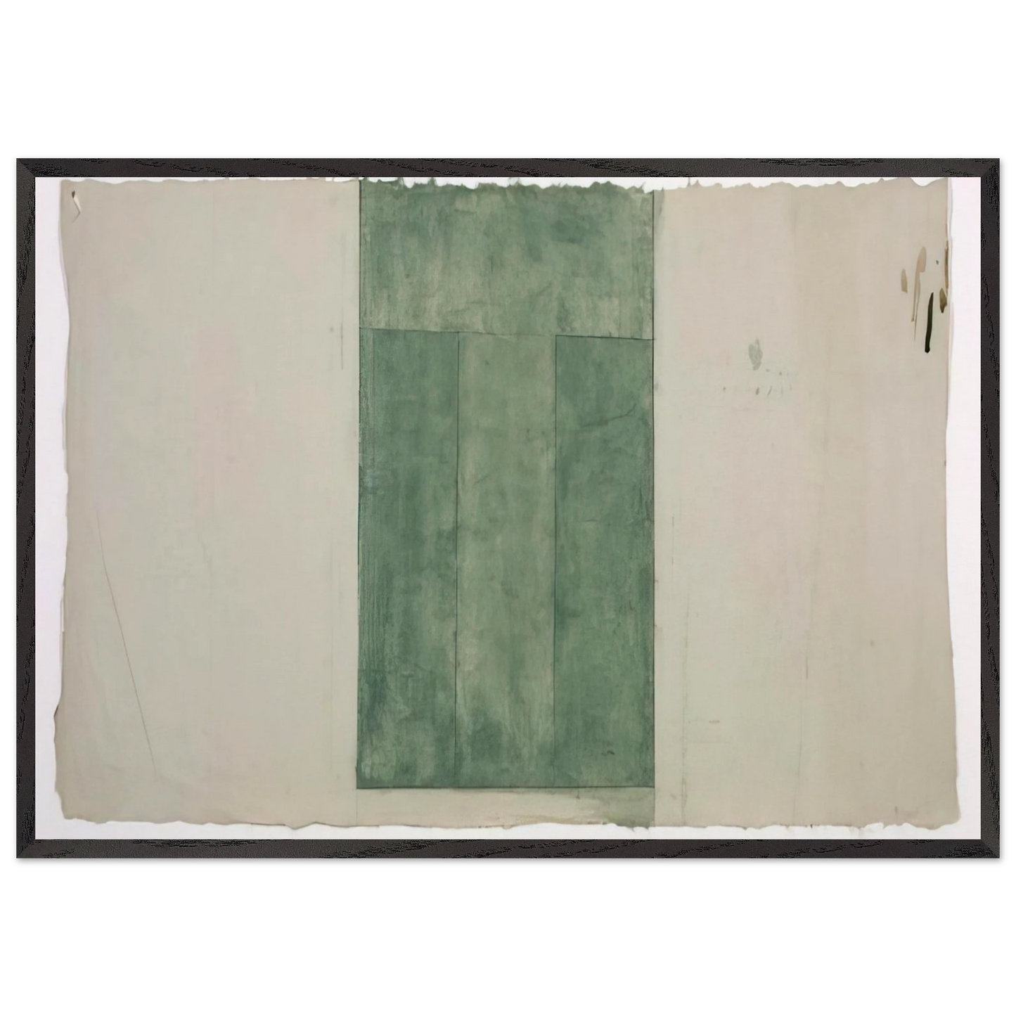 I - 1986 - Brice Marden 70x100 cm / 28x40 inches Framed Art Print – Black Wooden Frame