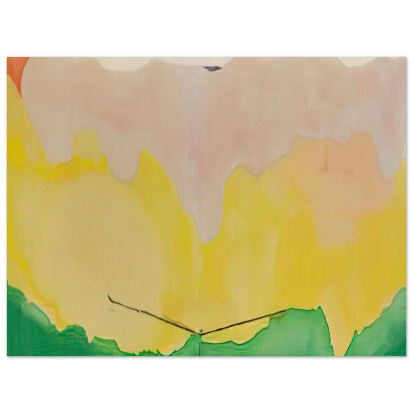 Helen Frankenthaler - Boulevard - 1973 Wall art - 20x25 cm / 8x10 Inches - Fine Art Poster - -