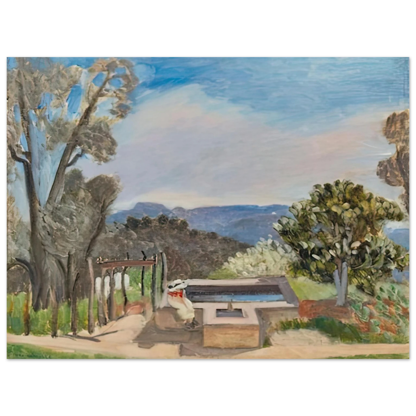 Henri Matisse - LE VIVIER PAYSAGE DE PROVENCE 1923 Fine Art Poster - Default Title