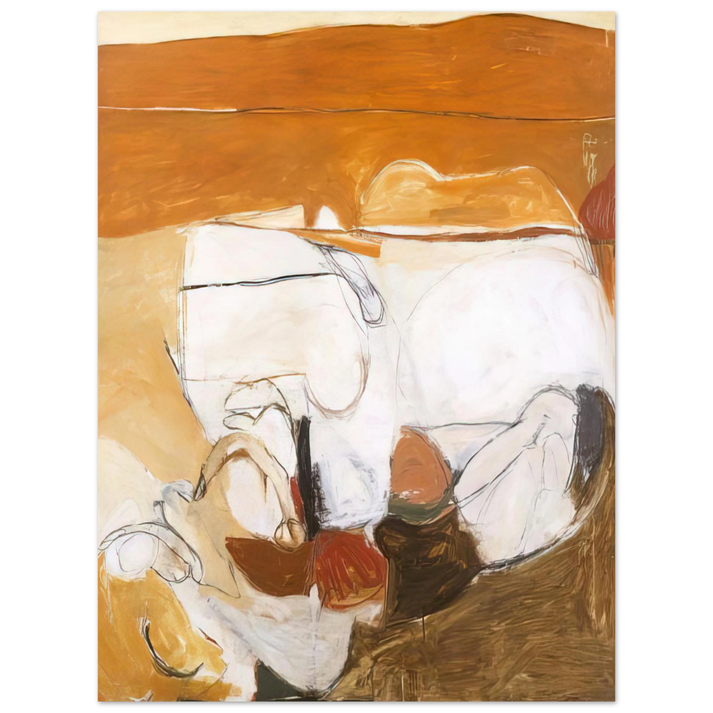 Brett Whiteley - Untitled Warm Painting - 1961 75x100 cm / 30x40inches Fine Art Poster