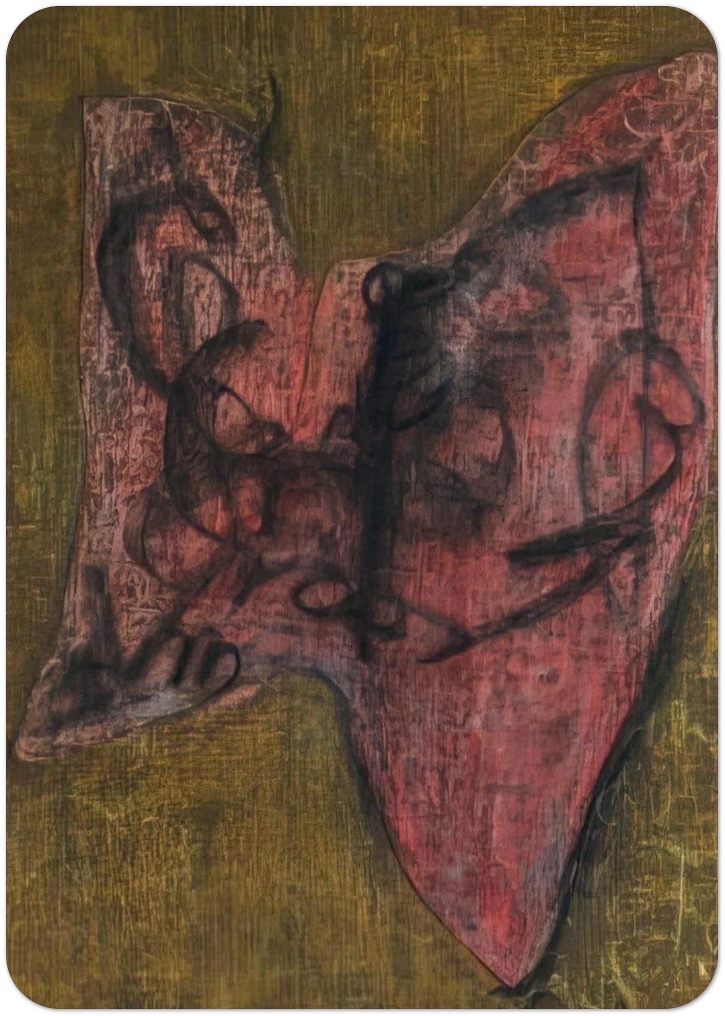 Concept Spatiale - 1958 By Lucio Fontana Pack of 10 Post Cards | Lucio Fontana Post Cards | A6 (10.5 x 14.8 cm) - 4.1 x 5.8 inches