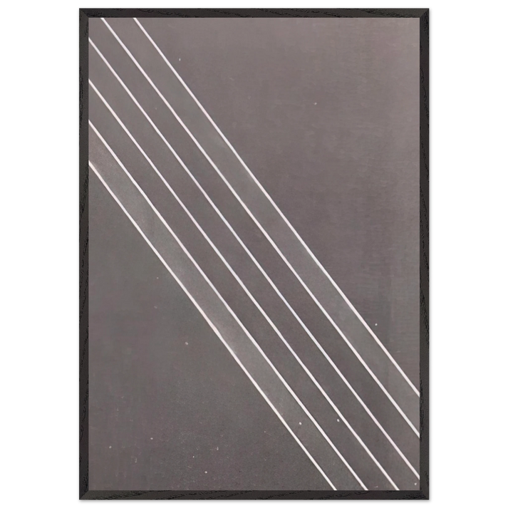 Tempo - Sam Gilliam 70x100 cm / 28x40 inches Framed Art Print – Black Wooden Frame