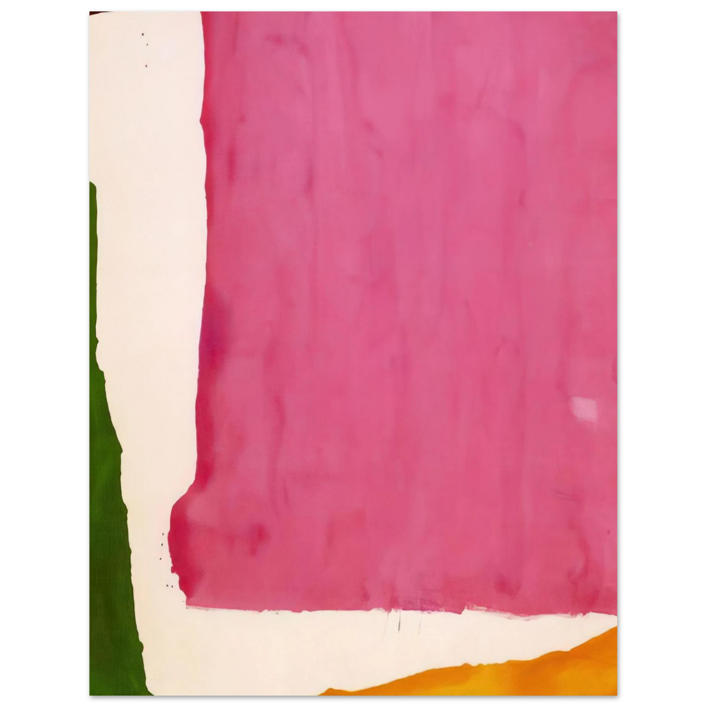 Helen Frankenthaler - Mauve District - 1966 Wall art - A1 (59.4 x 84.1 cm) - Premium Wooden Framed Poster With Fine Art Paper - Wood frame