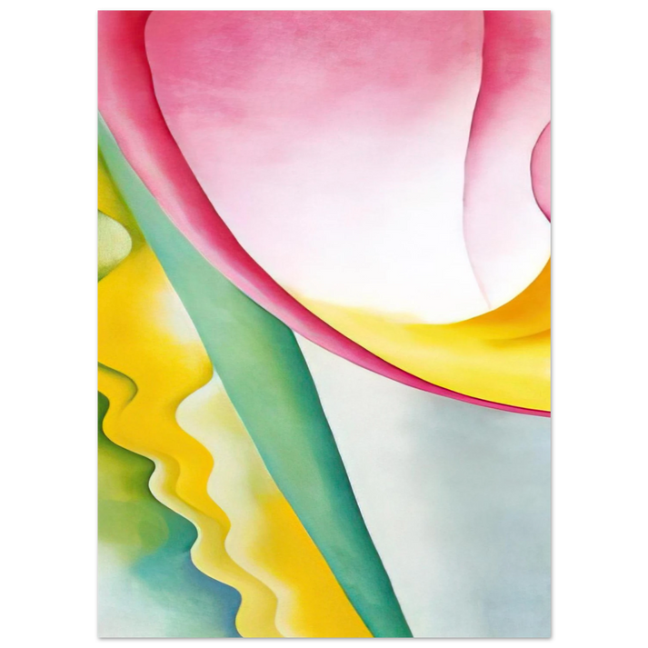 Georgia O'Keeffe - Abstraction No. 77 Tulip Fine Art Poster