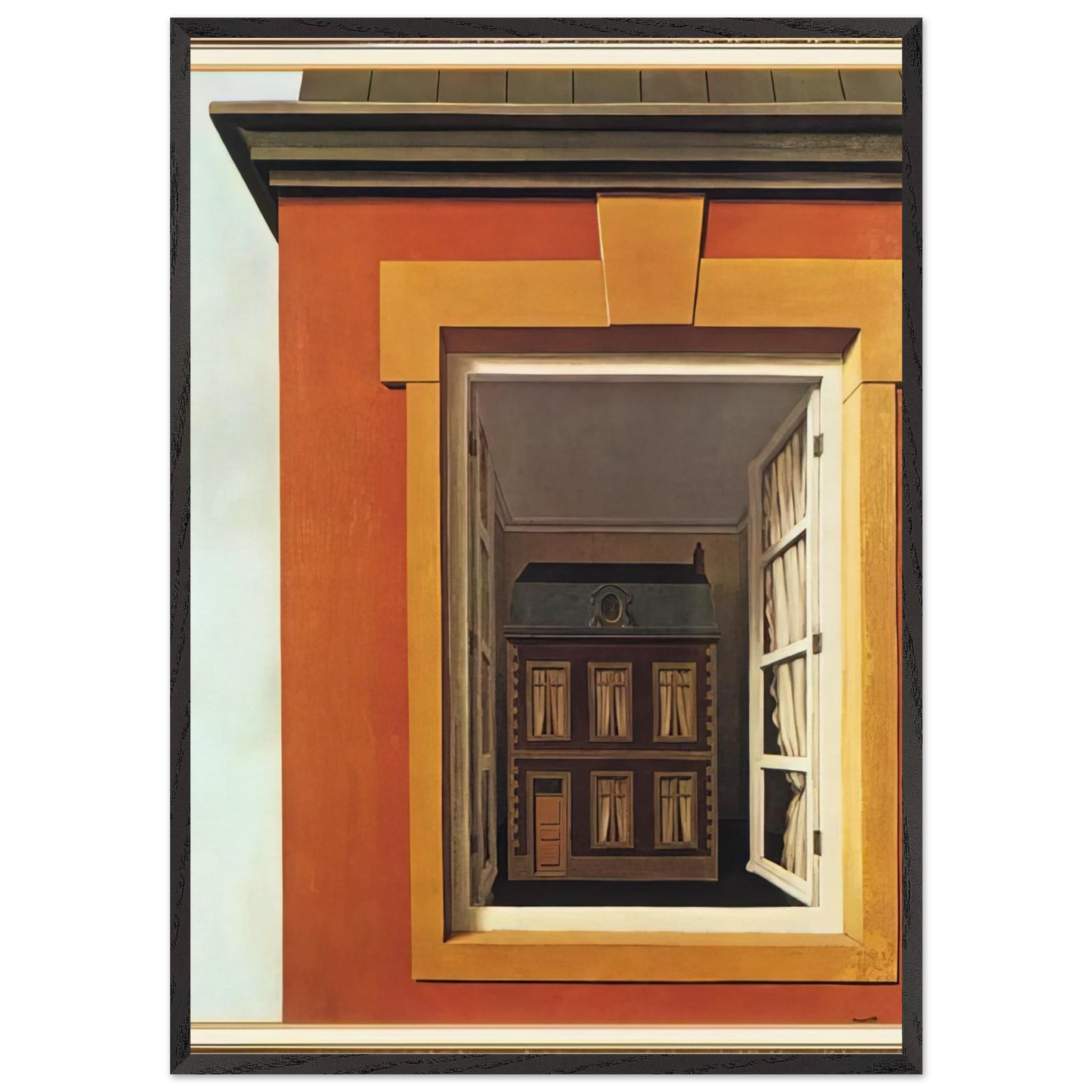 IN PRAISE OF DIALECTICS 1937 - Rene Magritte 70x100 cm / 28x40 inches Framed Art Print – Black Wooden Frame
