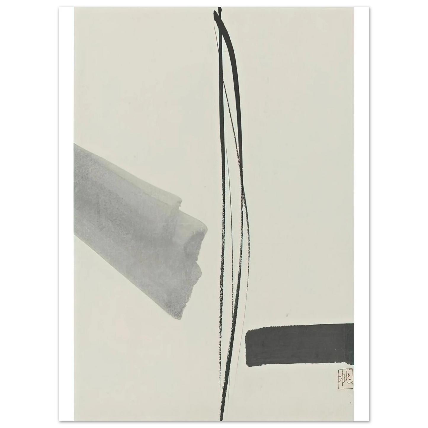 Toko Shinoda - Untitled - Abstract Expressionism Fine Art Poster - Default Title