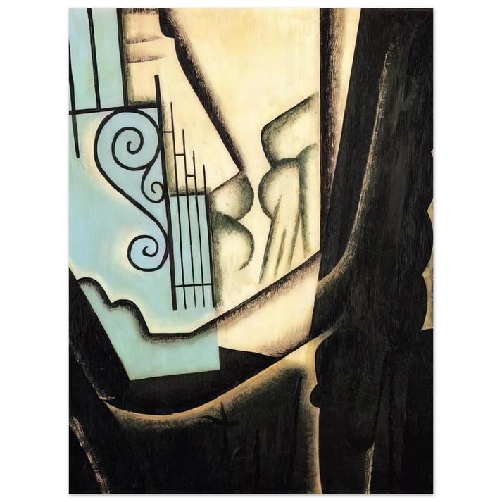 Juan Gris - THE GARDEN 1916 75x100 cm / 30x40inches Fine Art Poster