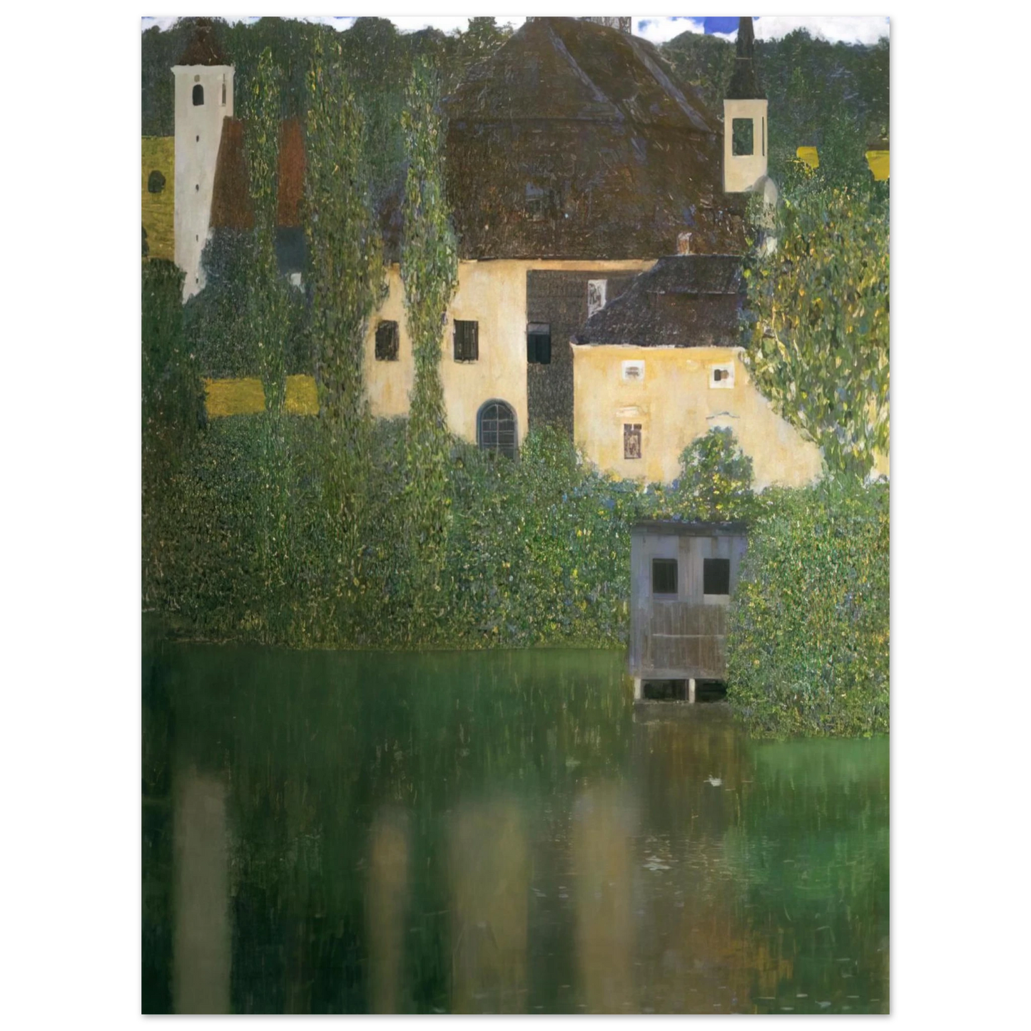 Gustav Klimt - WATER CASTLE Fine Art Poster - Default Title