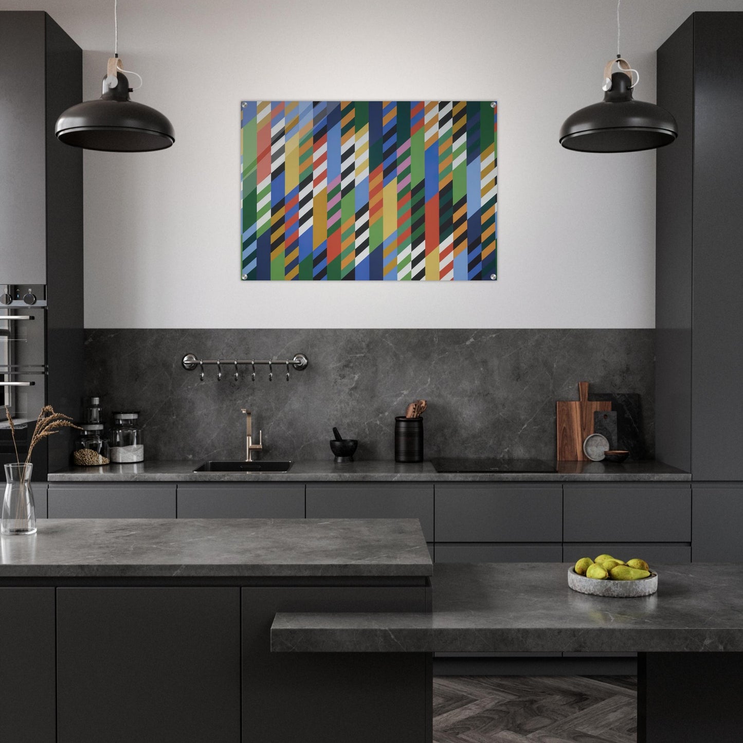 CONVERSATION 1992 - Bridget Riley Acrylic Print - 70x100 cm / 28x40″ inches | Bridget Riley Wall Art | Bridget Riley Prints