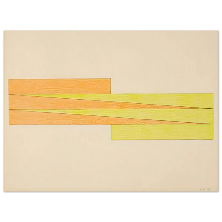 Larry Zox - Untitled - 1965 75x100 cm / 30x40inches Fine Art Poster