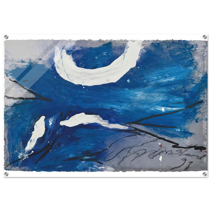 GG-10 - 1991 - Emil Schumacher Acrylic Print - 70x100 cm / 28x40″ inches