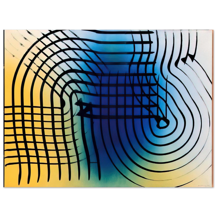 Hans Hartung - Untitled - 1973 75x100 cm / 30x40inches Fine Art Poster