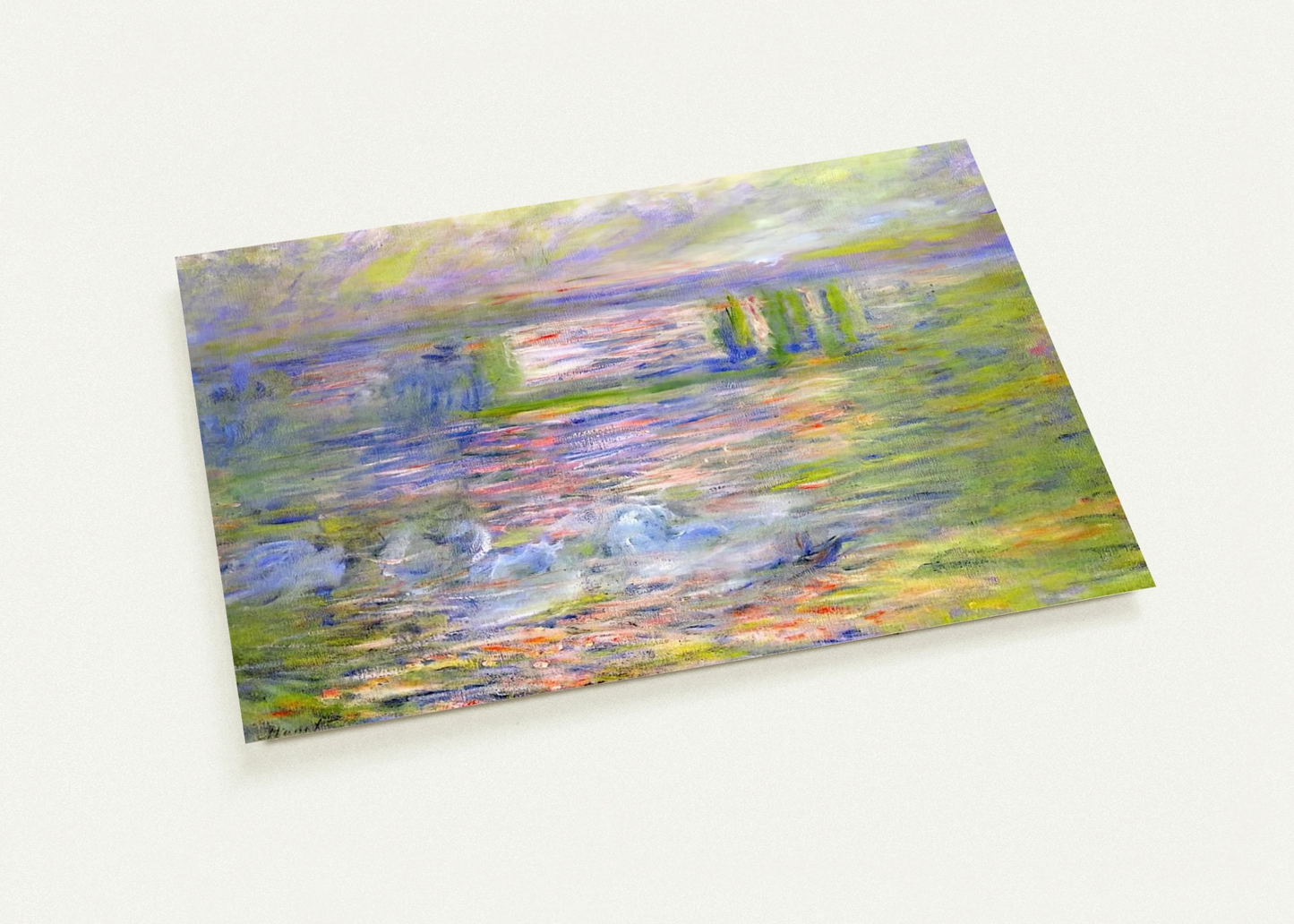 Charing Cross Bridge 2 By claude monet Pack of 10 Post Cards | claude monet Post Cards | A6 (10.5 x 14.8 cm) - 4.1 x 5.8 inches