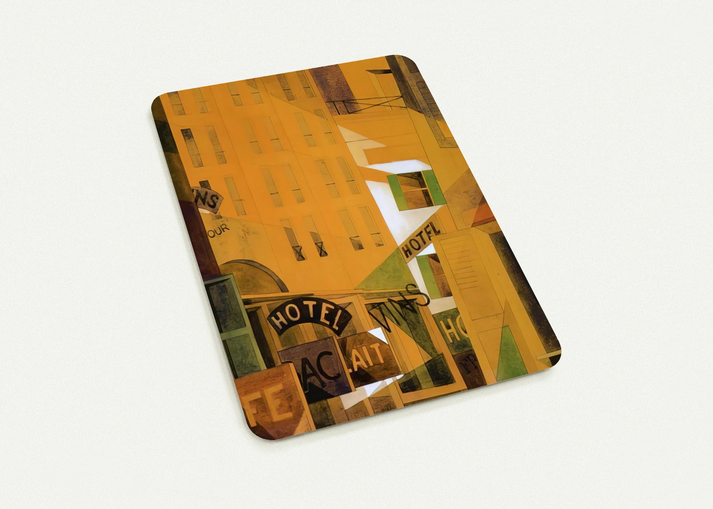 Hotel - 1921 By Charles Demuth Pack of 10 Post Cards | Charles Demuth Post Cards | A6 (10.5 x 14.8 cm) - 4.1 x 5.8 inches