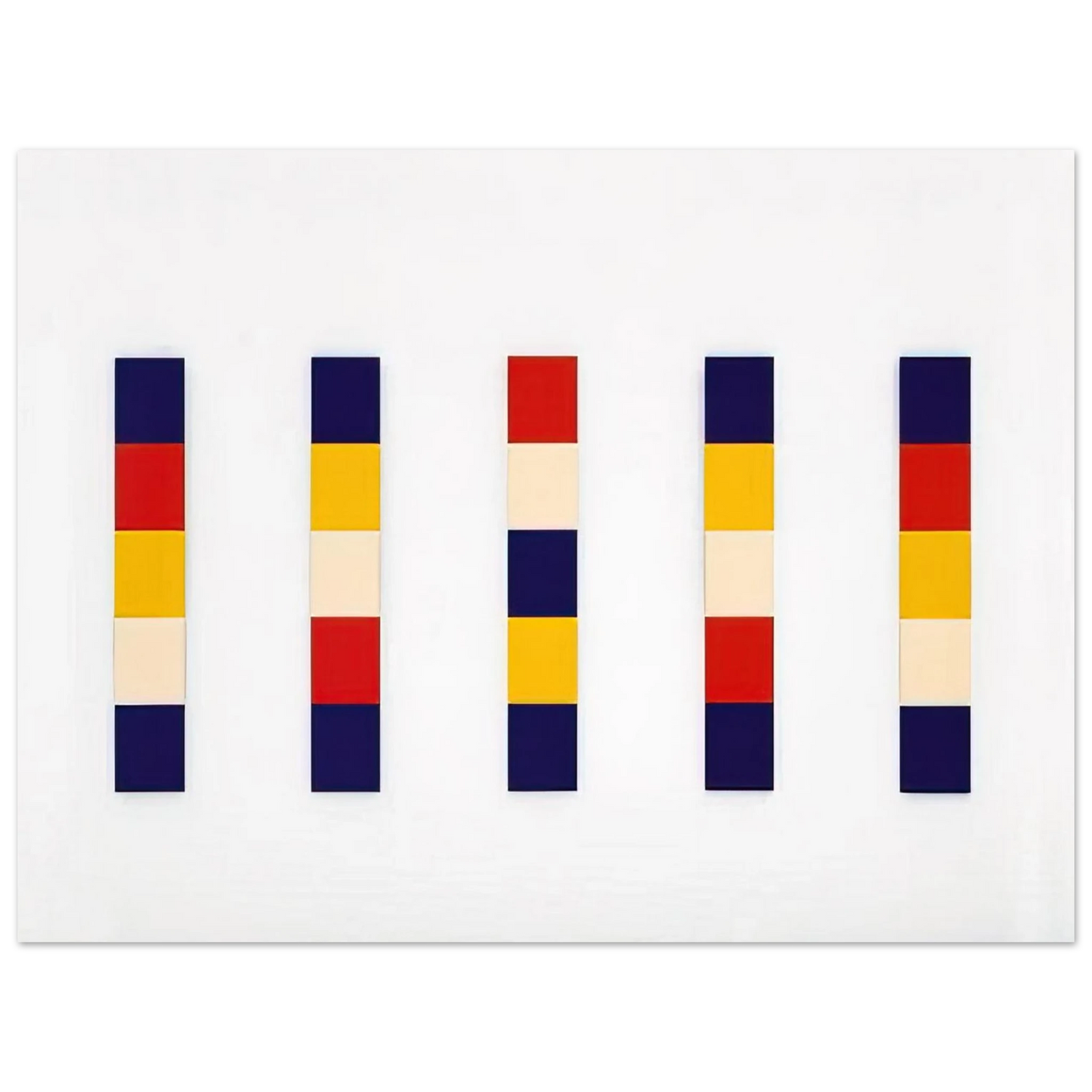 Ellsworth Kelly - Red Yellow Blue White Fine Art Poster - Default Title
