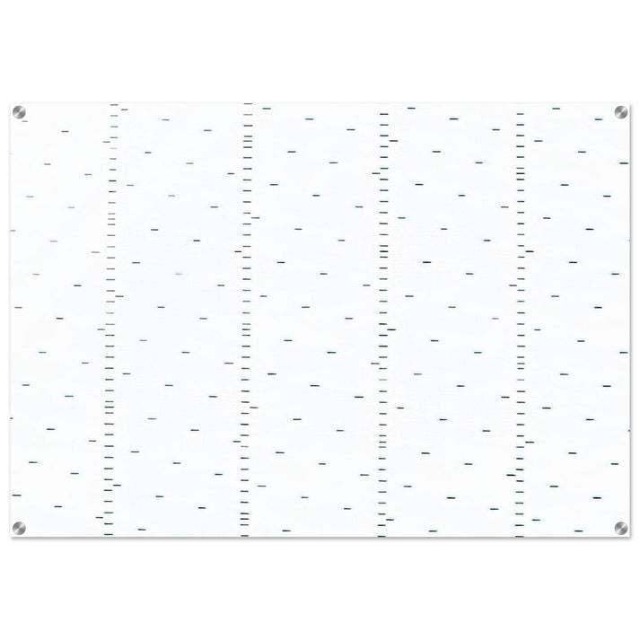 Every 15 cms, every 16 cms dash of one cm long - 1974 - Francois Morellet Acrylic Print - 70x100 cm / 28x40″ inches