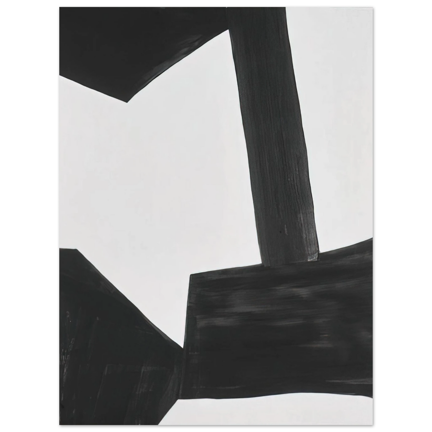 Doug Ohlson - Black and White Form - 1962 Fine Art Poster - Default Title