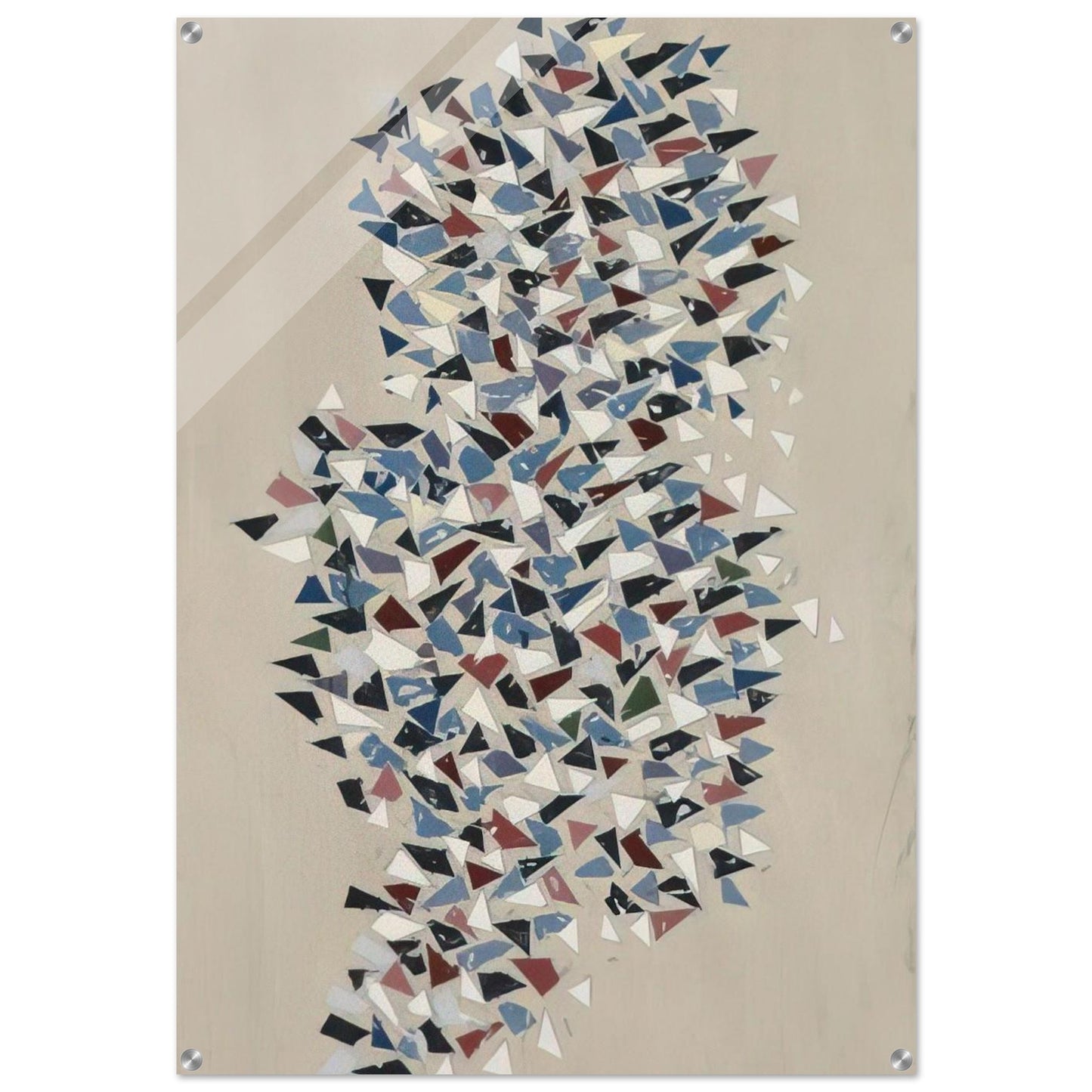 Shapes Group - 1987 - Robert Goodnough Acrylic Print - 70x100 cm / 28x40″ inches | Robert Goodnough Wall Art | Robert Goodnough Prints