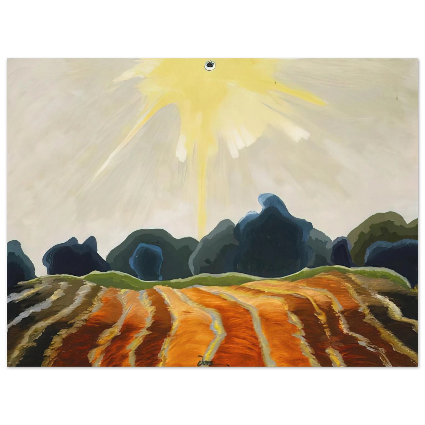 Arthur Dove - Morning Sun - 1935 Fine Art Poster - Default Title