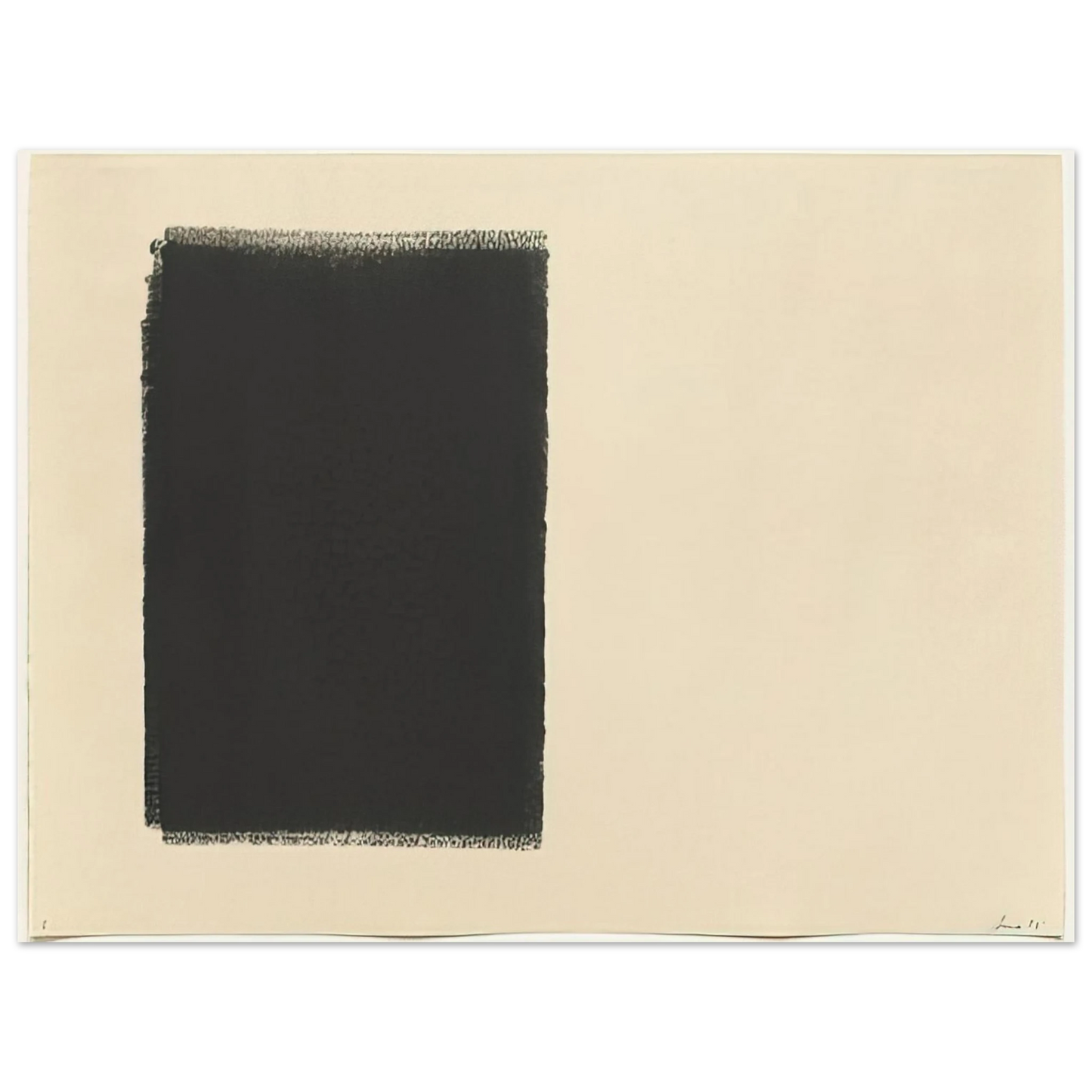 Richard Serra - UNTITLED 14 PART ROLLER DRAWING 1973 Fine Art Poster - Default Title