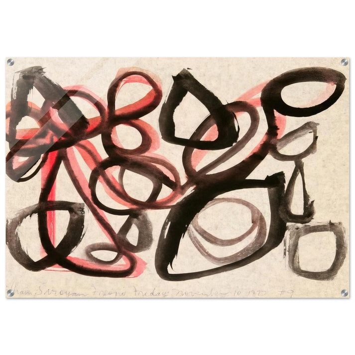 Fresno Friday, November 10, 1972 #9 - 1972 - William Saroyan Acrylic Print - 70x100 cm / 28x40″ inches