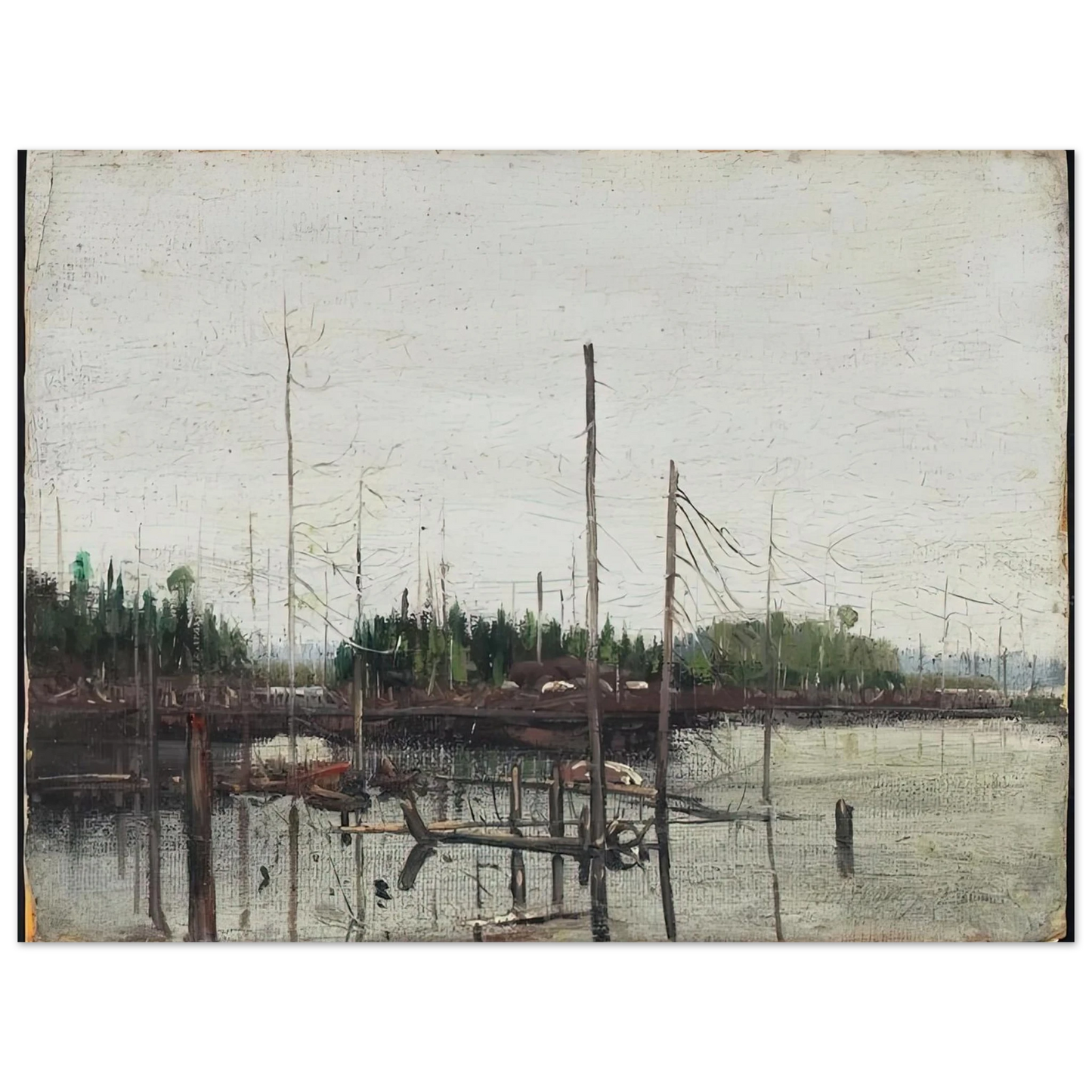 Tom Thomson - DROWNED LAND 1912 Fine Art Poster - Default Title