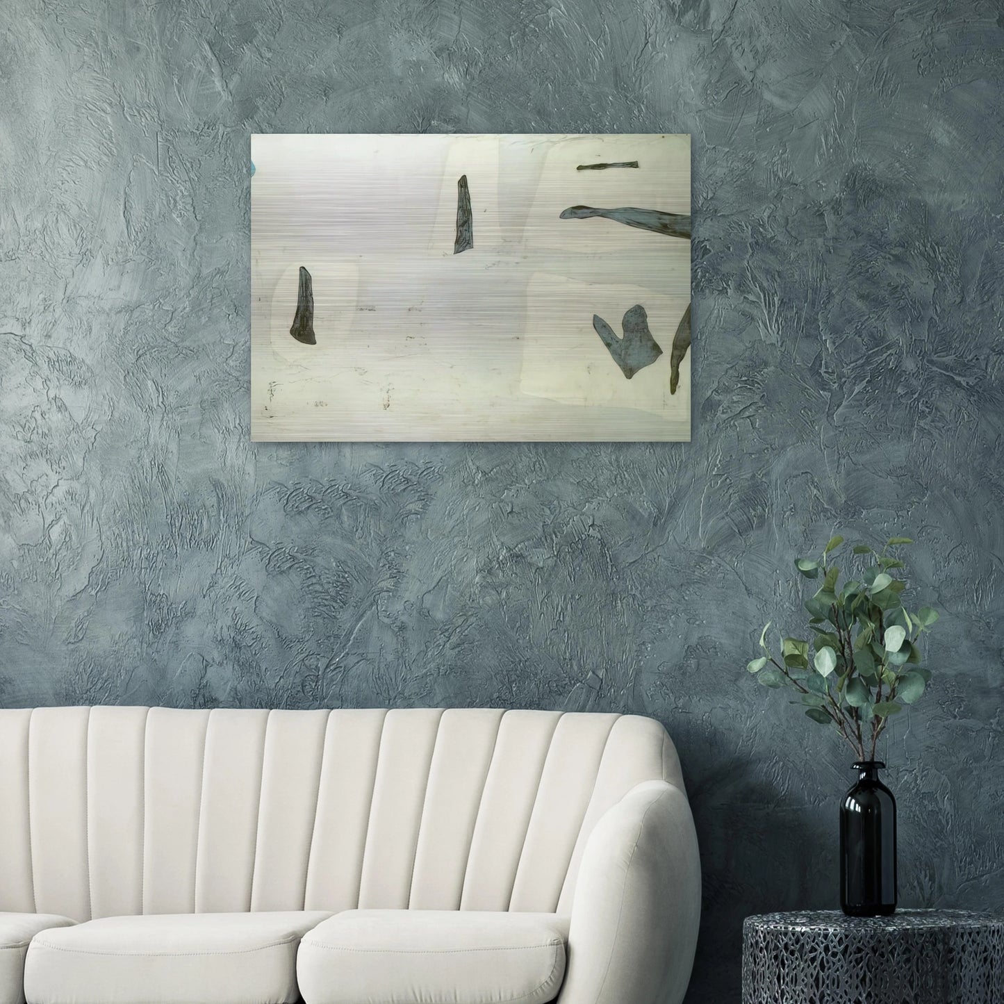 ABSTRACT COMPOSITION - Salvador Dali Brushed Aluminum Print - 70x100 cm / 28x40 inches | Salvador Dali Aluminum Print | Salvador Dali Prints