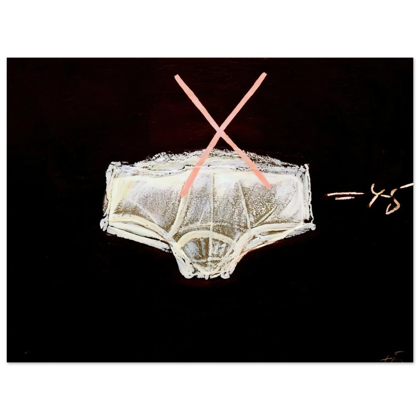 Antoni Tapies - ROBA INTERIOR 1972 Fine Art Poster - Default Title