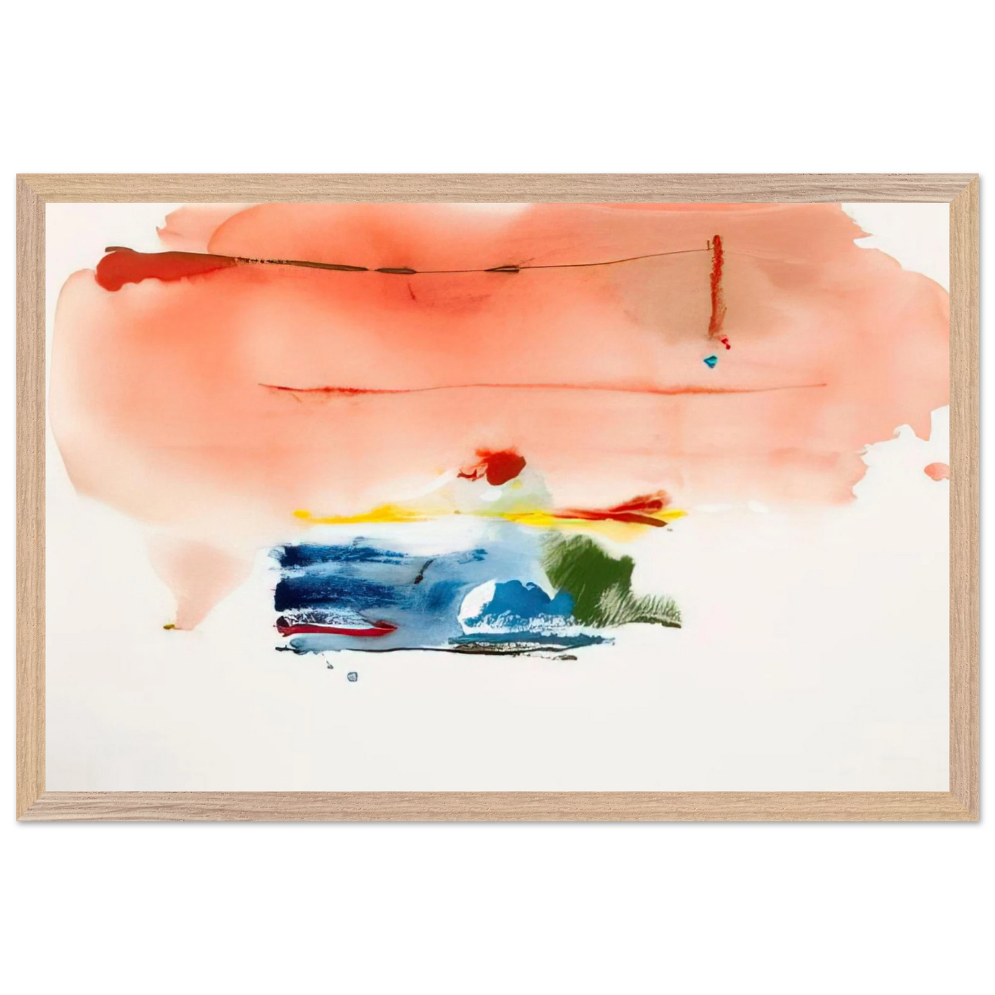 Helen Frankenthaler - Santa Fe II - 1986 Wall art - 30x40 cm / 12x16 inches - Fine Art Poster - -