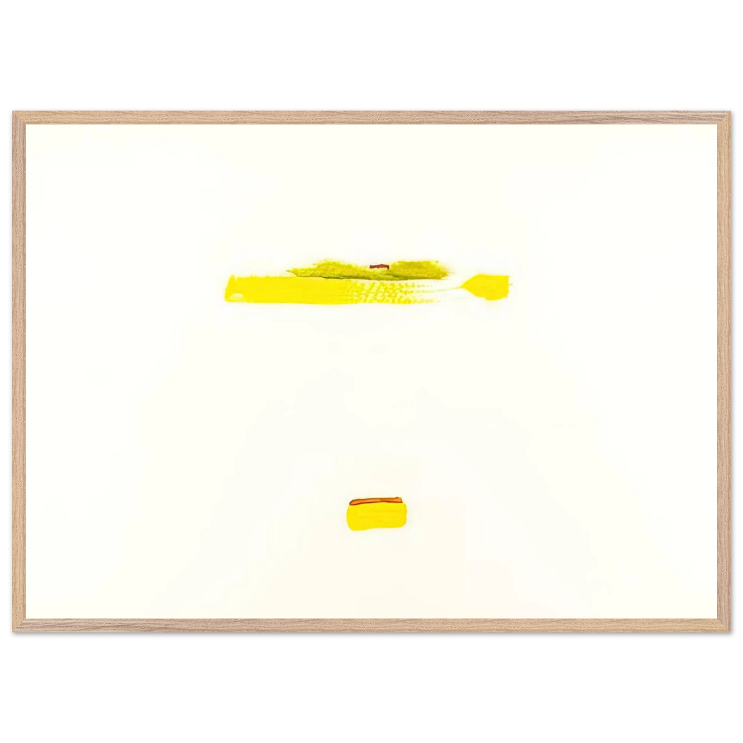 Helen Frankenthaler - New York III - 1972 Wall art - 60x80 cm / 24x32 inches - Premium Wooden Framed Poster With Fine Art Paper - Black frame
