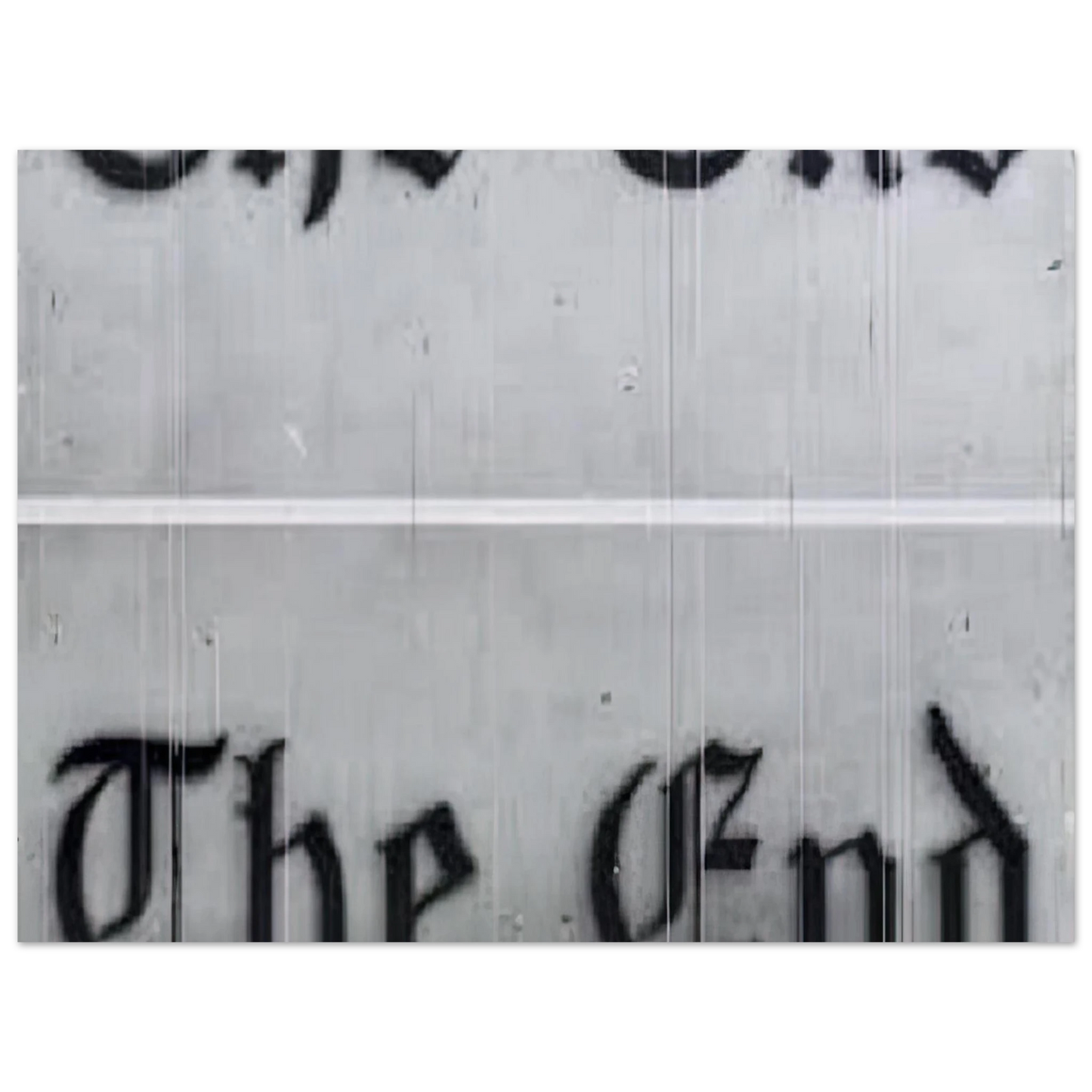 Edward Ruscha - THE END 1991 Fine Art Poster - Default Title