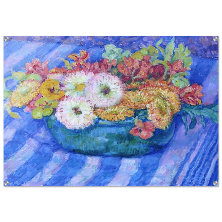YELLOW BOUQUET 1917 - Theo van Rysselberghe Acrylic Print - 70x100 cm / 28x40″ inches