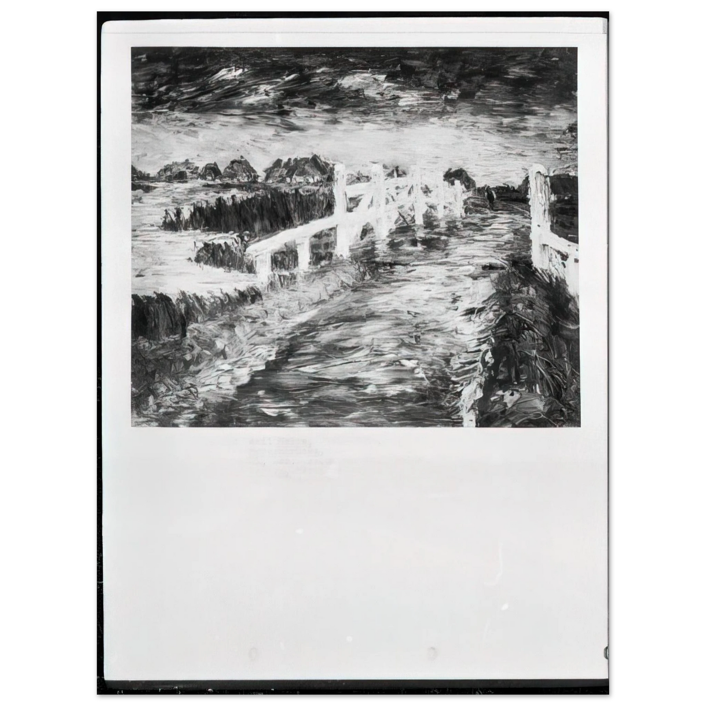 Emil Nolde - Maruchbrucke Fine Art Poster - Default Title