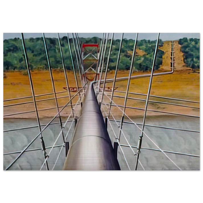 Pipeline - 1955 - Clarence Holbrook Carter Brushed Aluminum Print - 70x100 cm / 28x40 inches | Clarence Holbrook Carter Aluminum Print | Clarence Holbrook Carter Prints