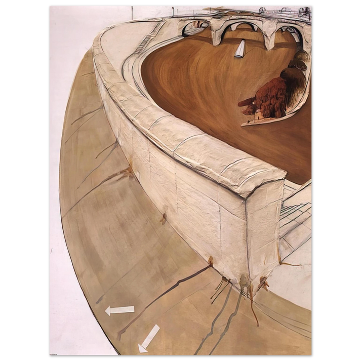 Brett Whiteley - The 15 Great Dog Pisses of Paris - 1989 75x100 cm / 30x40inches Fine Art Poster