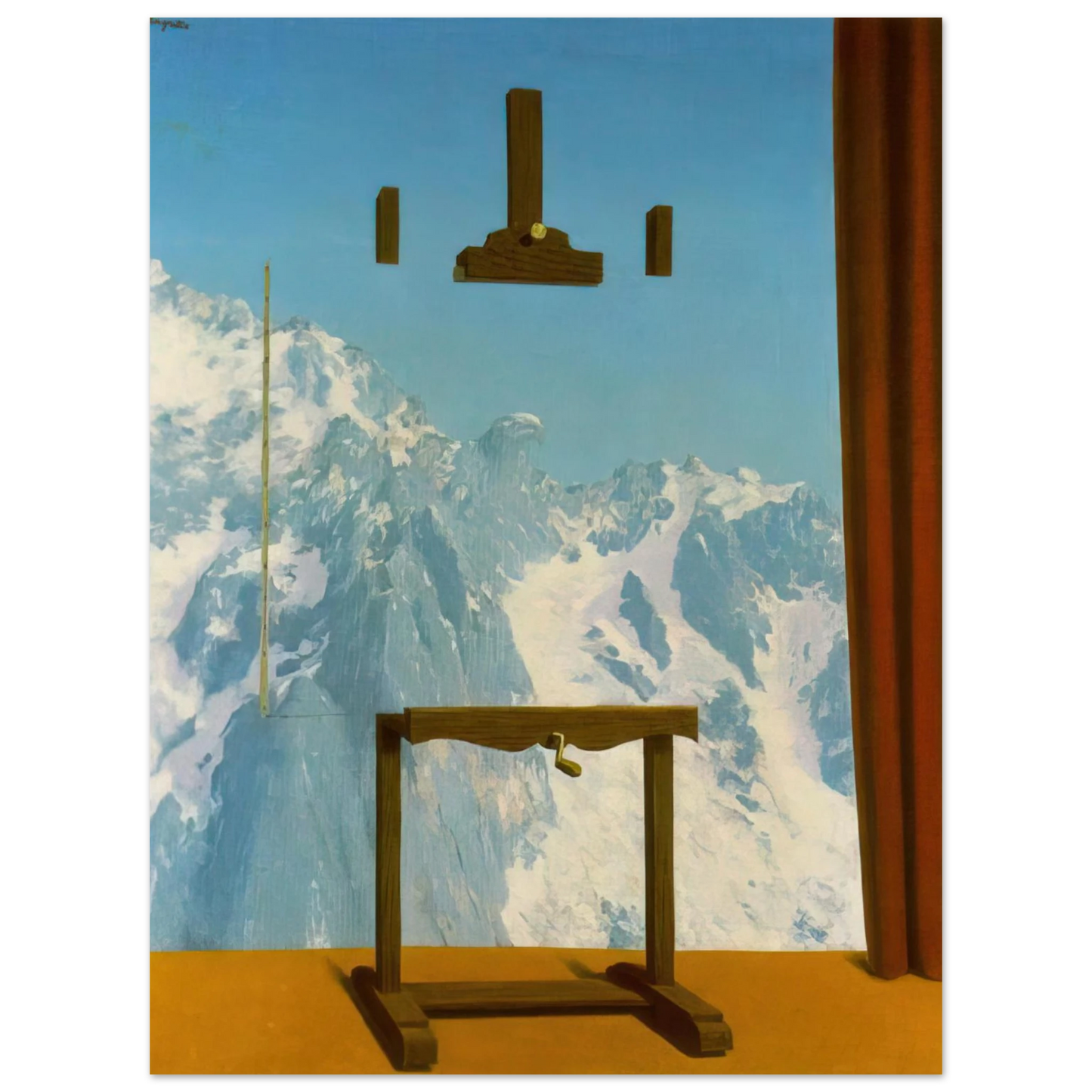 Rene Magritte - CALL OF PEAKS 1943 Fine Art Poster - Default Title