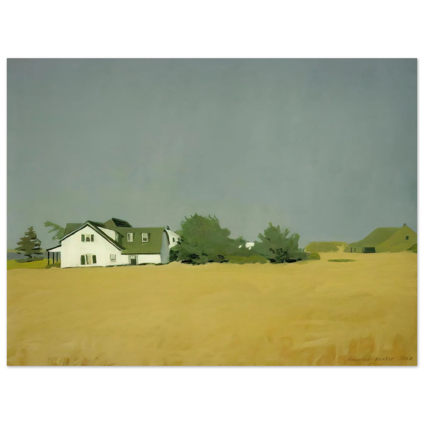 Fairfield Porter - WHEAT 1960 Fine Art Poster - Default Title