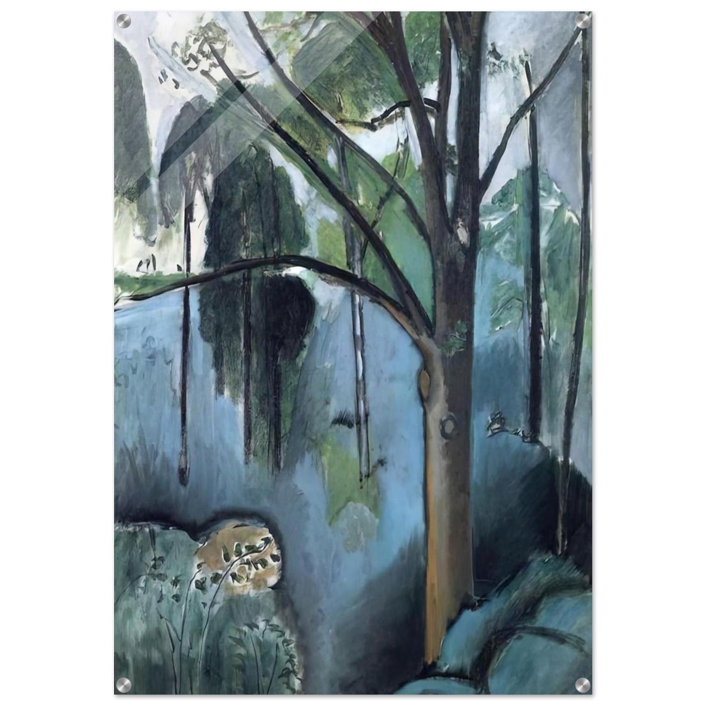 TRIVAUX POND 1917 - Henri Matisse Acrylic Print - 70x100 cm / 28x40″ inches | Henri Matisse Wall Art | Henri Matisse Prints