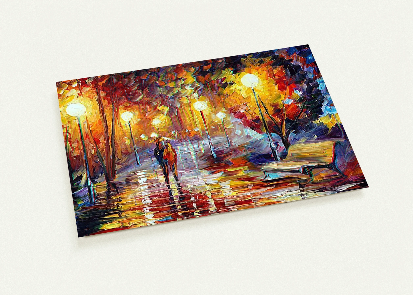 Leonid Afremov By Leonid Afremov Pack of 10 Post Cards | Leonid Afremov Post Cards | A6 (10.5 x 14.8 cm) - 4.1 x 5.8 inches