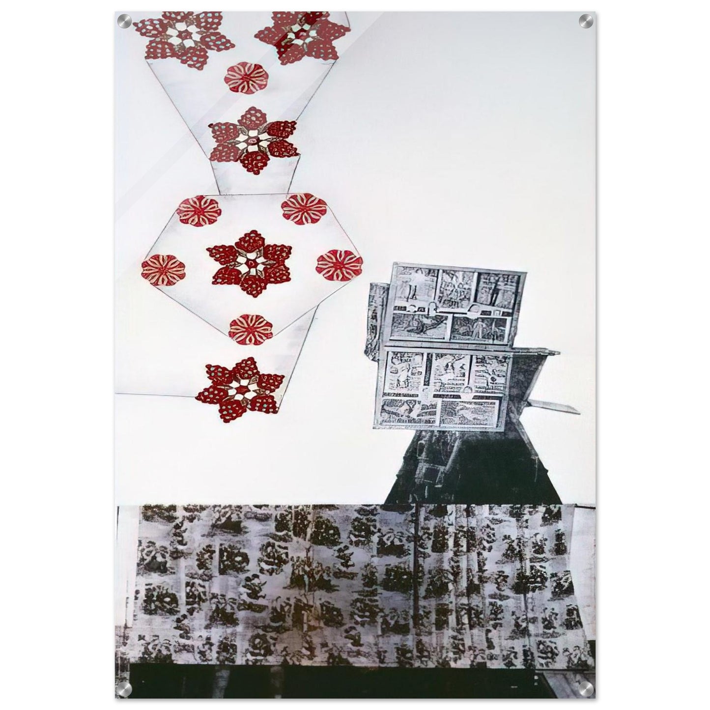 PARK ROCI MEXICO 1985 - Robert Rauschenberg Acrylic Print - 70x100 cm / 28x40″ inches